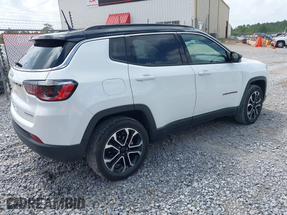 2023 Jeep Compass (RED) Edition with VIN 3C4NJDCN3PT565647, listed as a IAAI auction lot 42461874 with 42,830 mi miles and . Bid and sale history available at DreamBid. Image 4.