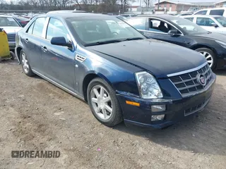 2008 Cadillac STS AWD w/1SB with VIN 1G6DD67V580158861, listed as a IAAI auction lot 41391935 with 174,249 mi miles. Bid and sale history available at carsss.com. Image 1.