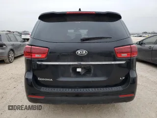 2020 Kia Sedona LX with VIN KNDMB5C13L6633283, listed as a Copart auction lot 46041775 with 83,065 mi miles and Salvage Title. Bid and sale history available at carsss.com. Image 6.