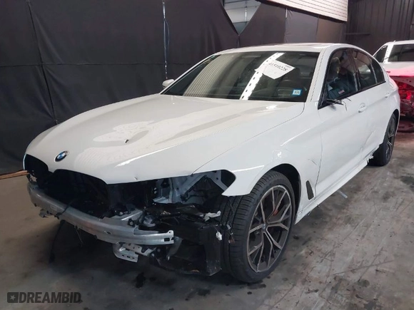 2023 BMW 5 Series 530i xDrive with VIN WBA13BJ07PWY05259, listed as a IAAI auction lot 41510228 with 9,746 mi miles. Bid and sale history available at carsss.com. Image 2.