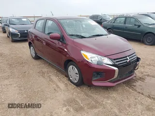 2024 Mitsubishi Mirage ES with VIN ML32AUHJ5RH020210, listed as a IAAI auction lot 42620555 with 15,138 mi miles and . Bid and sale history available at DreamBid. Image 1.