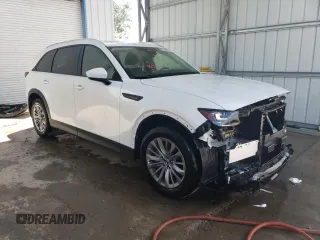 2024 Mazda CX-90 Preferred z VIN JM3KKBHD6R1139537, wystawiony jako Copart lot #60671264 z przebiegiem 6 841 mil mil oraz Czysty tytuł • Clean title. Historia ofert i sprzedaży dostępna na DreamBid. Obrazek 4.