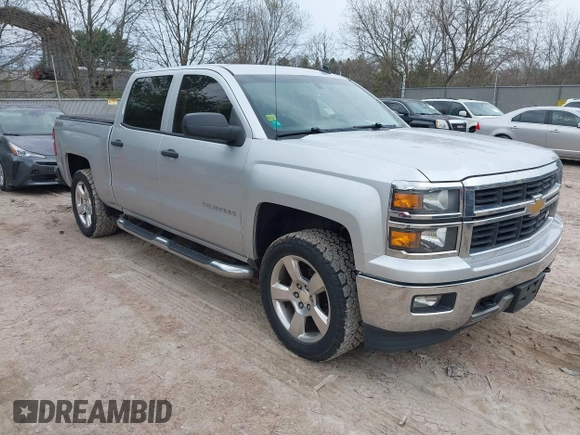 2014 Chevrolet Silverado 1500 LT with VIN 3GCUKREH3EG235137, listed as a IAAI auction lot 42134613 with 191,347 mi miles. Bid and sale history available at carsss.com. Image 1.