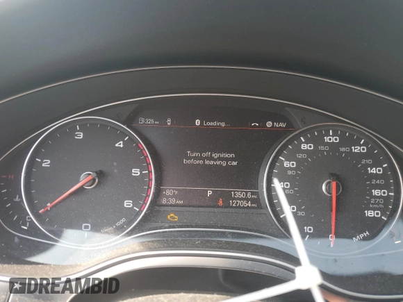 2014 Audi A7 Prestige with VIN WAU2MAFC1EN016333, listed as a Copart auction lot 60252195 with 127,054 mi miles and Clean title. Bid and sale history available at DreamBid. Image 9.