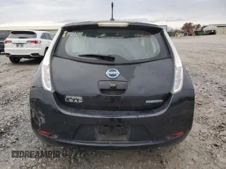 2011 Nissan LEAF SL with VIN JN1AZ0CPXBT005987, listed as a Copart auction lot 84307824 with 154,839 mi miles and Salvage Title. Bid and sale history available at carsss.com. Image 6.
