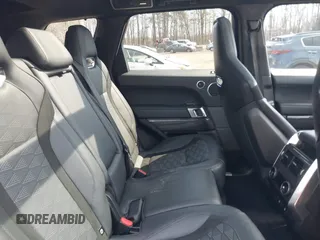 2019 Land Rover Range Rover Sport SVR with VIN SALWZ2SE7KA865879, listed as a IAAI auction lot 41613539 with 65,456 mi miles and . Bid and sale history available at DreamBid. Image 8.