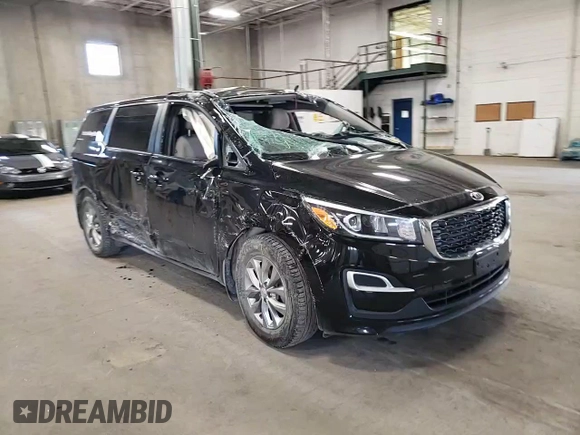 2021 Kia Sedona LX with VIN KNDMB5C14M6671008, listed as a Copart auction lot 53820675 with 78,073 mi miles and Salvage Title. Bid and sale history available at carsss.com. Image 14.