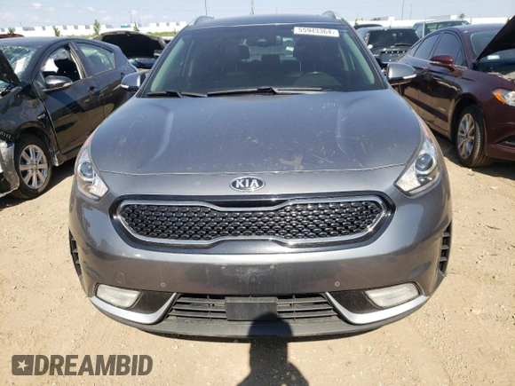2018 Kia Niro Touring with VIN KNDCE3LC0J5131360, listed as a Copart auction lot 55943364 with 115,278 mi miles and Salvage Title. Bid and sale history available at carsss.com. Image 5.