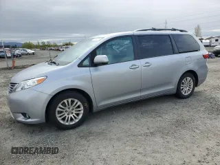 2015 Toyota Sienna XLE with VIN 5TDYK3DC4FS663922, listed as a Copart auction lot 51991225 with 89,084 mi miles and Salvage title. Bid and sale history available at DreamBid. Image 1.