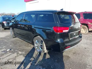 2016 Kia Sedona SX-L with VIN KNDME5C15G6176053, listed as a IAAI auction lot 41213512 with 137,299 mi miles. Bid and sale history available at carsss.com. Image 3.