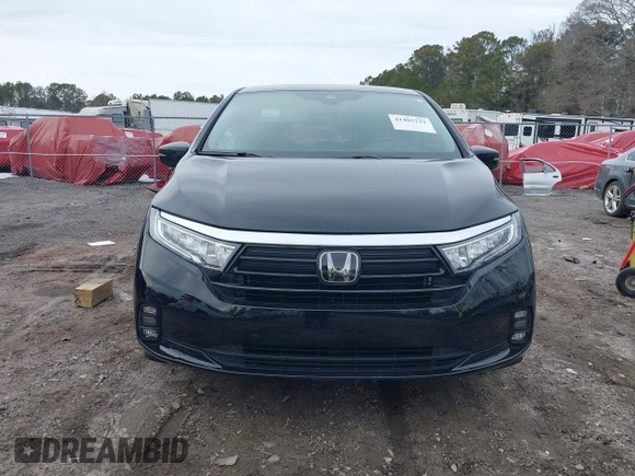 2023 Honda Odyssey EX-L with VIN 5FNRL6H61PB001874, listed as a IAAI auction lot 41405231 with 27,615 mi miles. Bid and sale history available at carsss.com. Image 12.