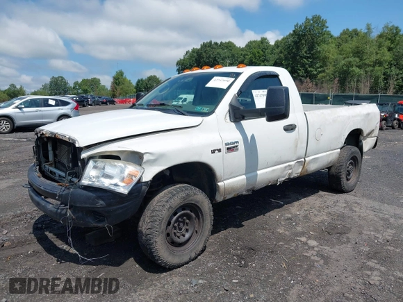 2008 Dodge 2500 ST with VIN 3D7KS26D38G132899, listed as a IAAI auction lot 42747090 with 239,540 mi miles and . Bid and sale history available at DreamBid. Image 2.