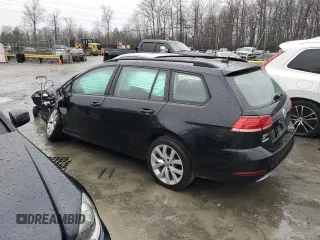 2019 Volkswagen Golf SportWagen S with VIN 3VWY57AU7KM513306, listed as a Copart auction lot 37145424 with 14,674 mi miles. Bid and sale history available at carsss.com. Image 2.
