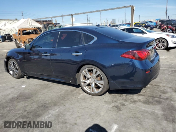 2017 Infiniti Q70 3.7 z VIN JN1BY1AP1HM741381, wystawiony jako Copart lot #48637015 z przebiegiem 122 862 mil mil oraz Szkoda całkowita • Salvage title. Historia ofert i sprzedaży dostępna na DreamBid. Obrazek 2.
