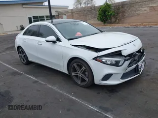 2019 Mercedes-Benz A 220 with VIN WDD3G4EB3KW027838, listed as a IAAI auction lot 42033252 with 53,867 mi miles and . Bid and sale history available at DreamBid. Image 1.