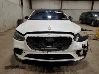 2022 Mercedes-Benz S-Class S 500 with VIN W1K6G6DB9NA136980, listed as a Copart auction lot 86716354 with 0 mi miles and Salvage Title. Bid and sale history available at carsss.com. Image 5.