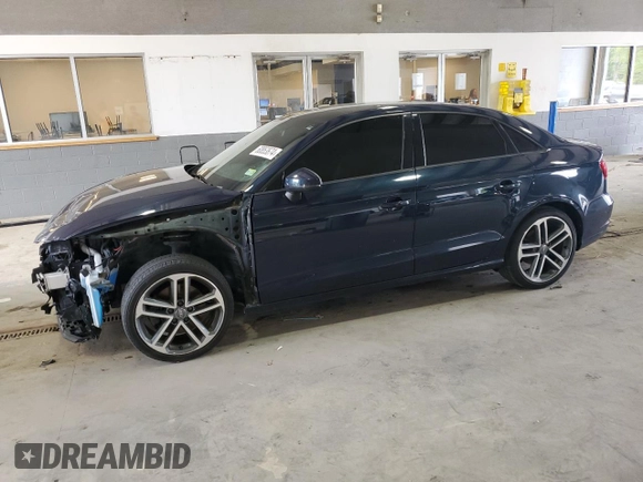 2018 Audi A3 Premium with VIN WAUAUGFF9J1039255, listed as a Copart auction lot 60853674 with 112,943 mi miles and Salvage Title. Bid and sale history available at DreamBid. Image 1.