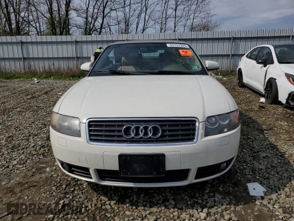 2005 Audi A4 1.8T with VIN WAUAC48H85K009616, listed as a Copart auction lot 53157905 with 214,508 mi miles and Salvage Title. Bid and sale history available at carsss.com. Image 5.