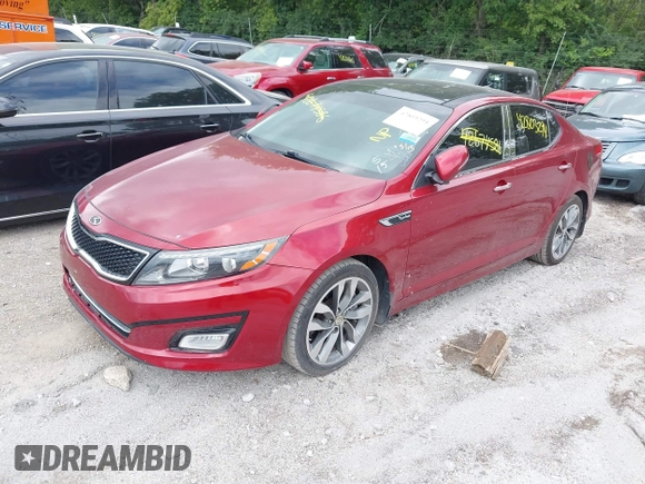 2014 Kia Optima SXL Turbo with VIN 5XXGR4A67EG318928, listed as a IAAI auction lot 42803294 with 151,213 mi miles and . Bid and sale history available at DreamBid. Image 2.