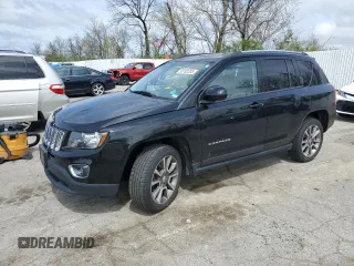2016 Jeep Compass High Altitude Edition with VIN 1C4NJDEB1GD803665, listed as a Copart auction lot 50702205 with 130,070 mi miles and Salvage Title. Bid and sale history available at carsss.com. Image 1.