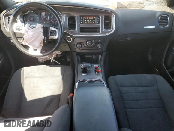 2012 Dodge Charger SE with VIN 2C3CDXBG2CH131584, listed as a Copart auction lot 55749535 with 113,559 mi miles and Salvage Title. Bid and sale history available at DreamBid. Image 8.