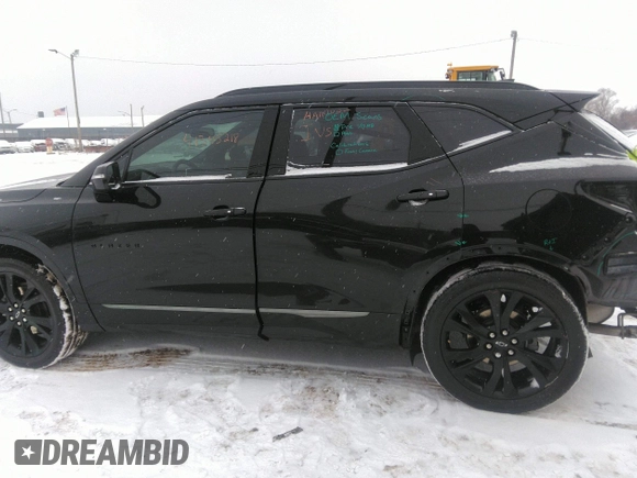 2022 Chevrolet Blazer RS with VIN 3GNKBKRS4NS171473, listed as a IAAI auction lot 41345128 with 33,093 mi miles and . Bid and sale history available at DreamBid. Image 15.