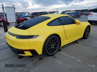 2021 Porsche 911 Carrera with VIN WP0AA2A93MS205400, listed as a Copart auction lot 74017334 with 0 mi miles and Non Repairable. Bid and sale history available at carsss.com. Image 3.
