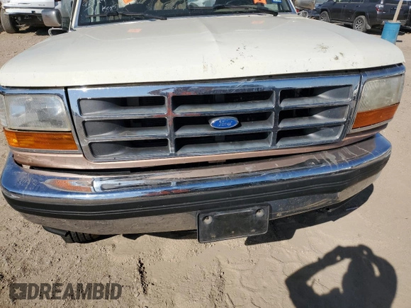 1995 Ford F-150 with VIN 1FTEX14H3SKA44623, listed as a Copart auction lot 74835704 with 161,802 mi miles and Salvage Title. Bid and sale history available at carsss.com. Image 11.