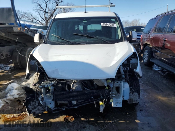 2017 Ram ProMaster City Cargo Van Tradesman SLT with VIN ZFBERFBB6H6E13231, listed as a Copart auction lot 88244205 with 109,092 mi miles and Salvage Title. Bid and sale history available at carsss.com. Image 5.