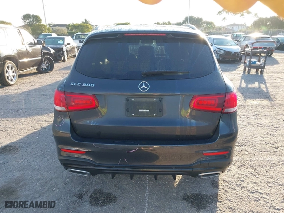 2022 Mercedes-Benz GLC with VIN W1N0G8DB8NV334589, listed as a IAAI auction lot 41521001 with 48,764 mi miles. Bid and sale history available at carsss.com. Image 17.
