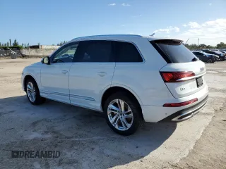 2024 Audi Q7 Premium z VIN WA1ACBF7XRD004147, wystawiony jako Copart lot #46189845 z przebiegiem 14 621 mil mil oraz Szkoda całkowita • Salvage title. Historia ofert i sprzedaży dostępna na DreamBid. Obrazek 2.