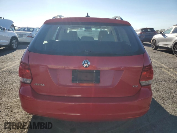 2011 Volkswagen Jetta SportWagen TDI with VIN 3VWML7AJ2BM692672, listed as a Copart auction lot 75571014 with 240,563 mi miles and Salvage Title. Bid and sale history available at carsss.com. Image 6.