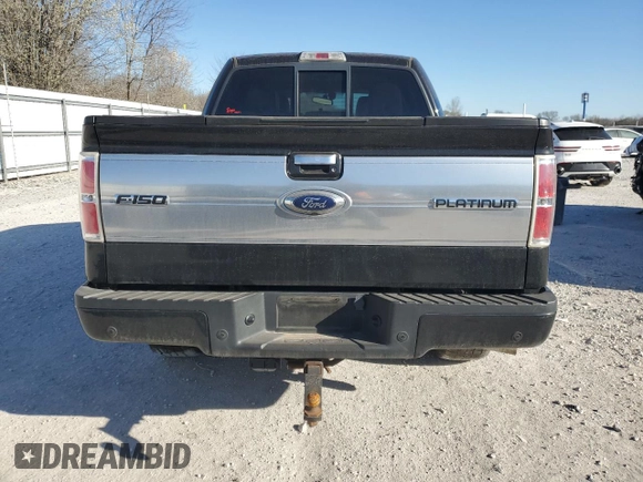 2011 Ford F-150 XLT with VIN 1FTFW1ET5BFA91591, listed as a Copart auction lot 49219635 with 141,516 mi miles and Clean Title. Bid and sale history available at carsss.com. Image 6.