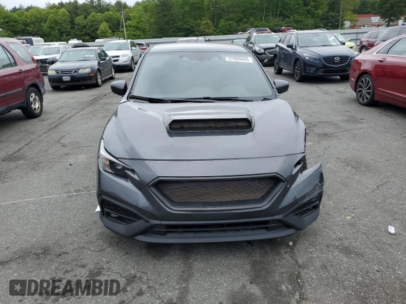 2022 Subaru WRX Premium with VIN JF1VBAH63N8015010, listed as a Copart auction lot 57889445 with 19,737 mi miles and Salvage title. Bid and sale history available at DreamBid. Image 5.