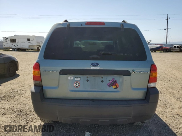 2007 Ford Escape Hybrid with VIN 1FMCU49H57KA40425, listed as a Copart auction lot 53207275 with 193,837 mi miles and Clean title. Bid and sale history available at DreamBid. Image 6.