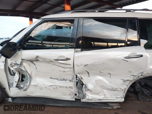 2018 Nissan Armada Platinum with VIN JN8AY2NC9J9552481, listed as a IAAI auction lot 42161022 with 95,415 mi miles and . Bid and sale history available at DreamBid. Image 15.
