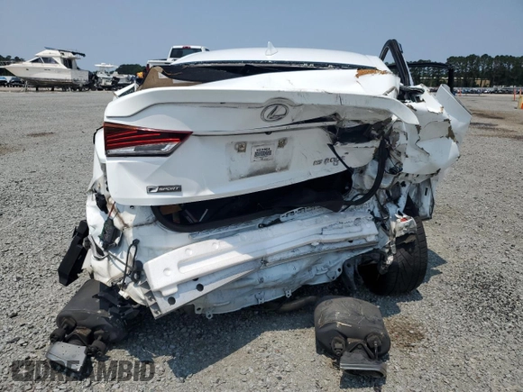 2017 Lexus IS 200t with VIN JTHBA1D22H5056977, listed as a Copart auction lot 58803545 with 77,094 mi miles and Salvage title. Bid and sale history available at DreamBid. Image 6.