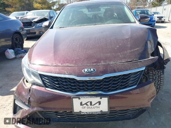 2019 Kia Optima LX with VIN 5XXGT4L3XKG369534, listed as a IAAI auction lot 41768690 with 63,905 mi miles. Bid and sale history available at carsss.com. Image 12.