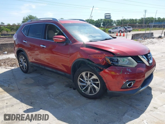 2014 Nissan Rogue S with VIN 5N1AT2MVXEC845291, listed as a IAAI auction lot 41914753 with 121,393 mi miles. Bid and sale history available at carsss.com. Image 1.