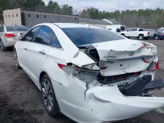 2013 Hyundai Sonata Limited with VIN 5NPEC4AB3DH761148, listed as a IAAI auction lot 41859914 with 168,305 mi miles and . Bid and sale history available at DreamBid. Image 3.