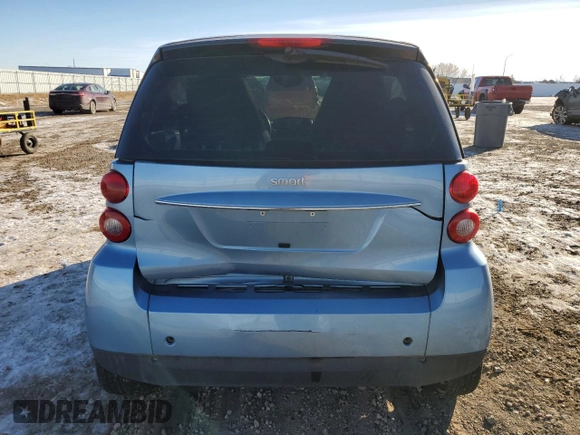2011 Smart fortwo Pure with VIN WMEEJ3BA2BK425867, listed as a Copart auction lot 83676794 with 105,883 mi miles and Salvage title. Bid and sale history available at DreamBid. Image 6.