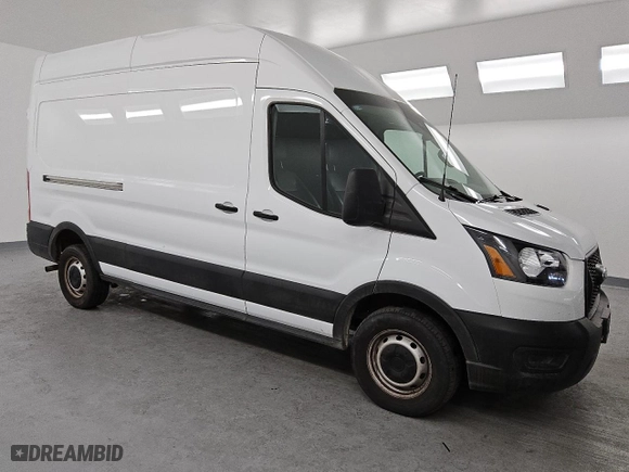 2023 Ford Transit Cargo Van with VIN 1FTBR1X8XPKB01724, listed as a Copart auction lot 43828525 with 39,657 mi miles and Clean Title. Bid and sale history available at carsss.com. Image 4.