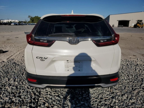 2021 Honda CR-V EX-L with VIN 5J6RW1H82ML008198, listed as a Copart auction lot 49680595 with 60,688 mi miles and Salvage Title. Bid and sale history available at carsss.com. Image 6.