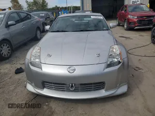 2003 Nissan 350Z with VIN JN1AZ34D73T103916, listed as a Copart auction lot 73709474 with 126,353 mi miles and Salvage Title. Bid and sale history available at carsss.com. Image 5.