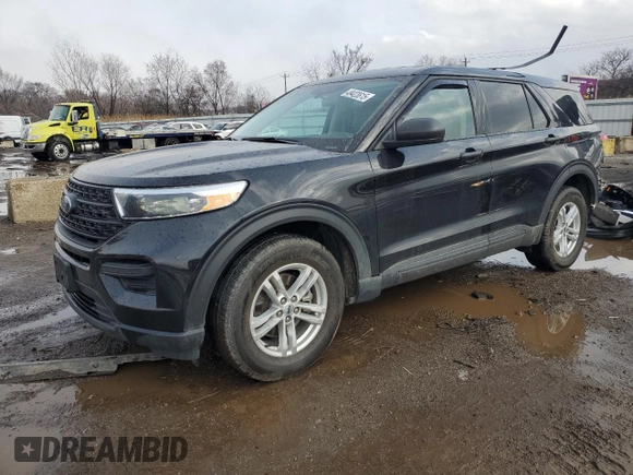 2022 Ford Explorer with VIN 1FMSK8BH7NGB79670, listed as a Copart auction lot 49423615 with 30,559 mi miles and Salvage title. Bid and sale history available at DreamBid. Image 1.