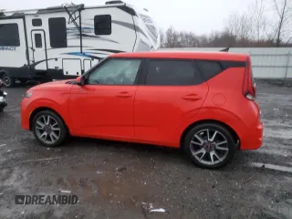 2021 Kia Soul GT-Line with VIN KNDJ63AU5M7142895, listed as a Copart auction lot 43230665 with 37,320 mi miles and Salvage Title. Bid and sale history available at DreamBid. Image 2.