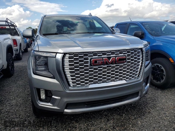 2024 GMC Yukon XL Denali with VIN 1GKS2JKL8RR281509, listed as a Copart auction lot 74117574 with 0 mi miles and Non Repairable. Bid and sale history available at carsss.com. Image 5.