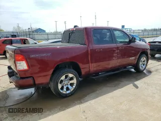 2022 Ram 1500 Big Horn with VIN 1C6SRFFTXNN459671, listed as a Copart auction lot 52813175 with 40,497 mi miles and Salvage Title. Bid and sale history available at carsss.com. Image 3.