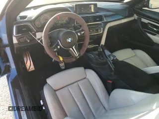 2017 BMW M4 with VIN WBS3U9C57HP970954, listed as a Copart auction lot 84011474 with 56,882 mi miles and Salvage Title. Bid and sale history available at carsss.com. Image 8.