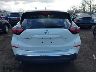 2021 Nissan Murano S with VIN 5N1AZ2AS8MC146605, listed as a IAAI auction lot 41683334 with 48,558 mi miles. Bid and sale history available at carsss.com. Image 16.